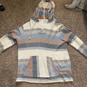 Light lucky brand hooded sweater.